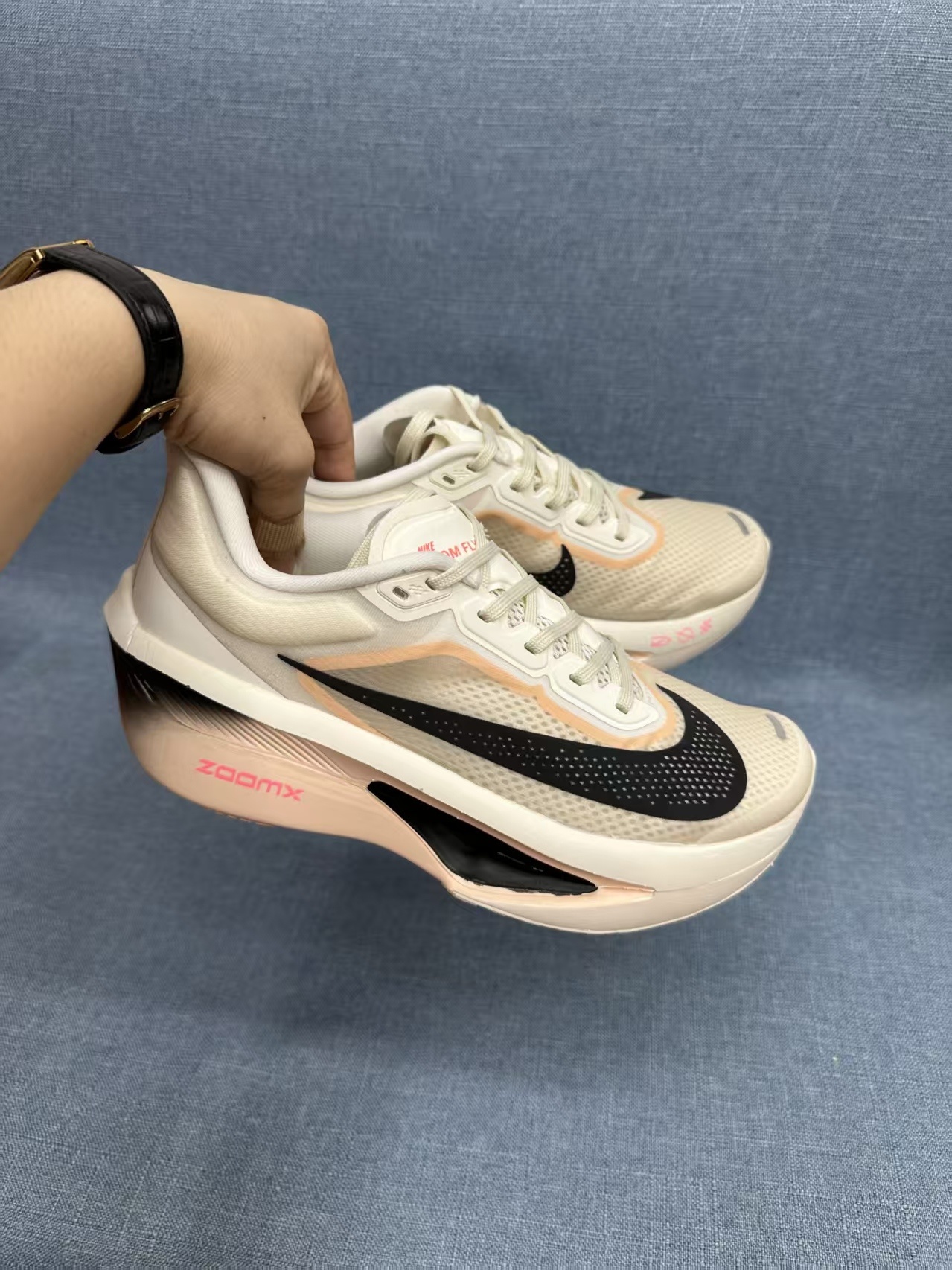 Nike Zoom Fly 6 – White Black–Laser Orange